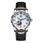 GESMART Men's Polygon Shape Dial Automatic Mechanical Watch European American Fashion