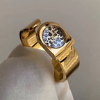 Women's Gold-Tone Bangle-Style Quartz Watch