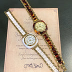 Women's Amber-Tone Vintage Quartz Watch