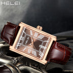 GESMART Men's Outdoor Sports Quartz Watch Roman Numeral Dial Water Resistant Luminous Wristwatch