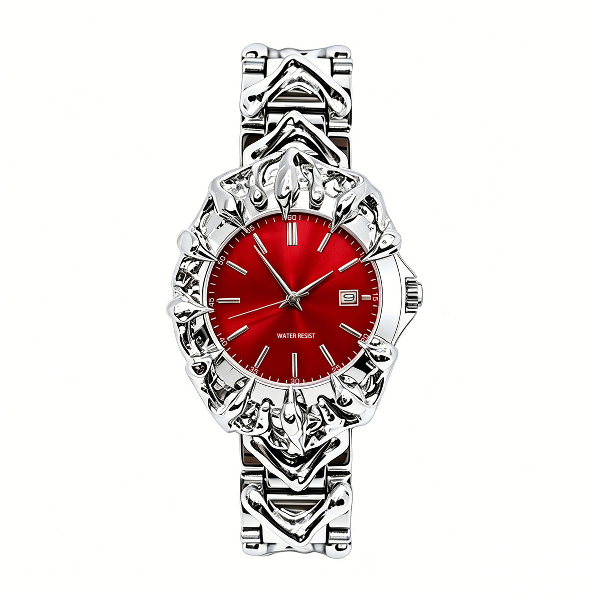 Men's Y2K Relief Claw-Shaped Waterproof Quartz Watch