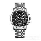 GESMART Men's Gold Tone Large Dial Watch High Grade Water Resistant Luxury Style