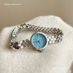 GESMART Women's Compact Steel Band Bracelet Quartz Watch Minimalist Water Resistant Ladies Wristwatch