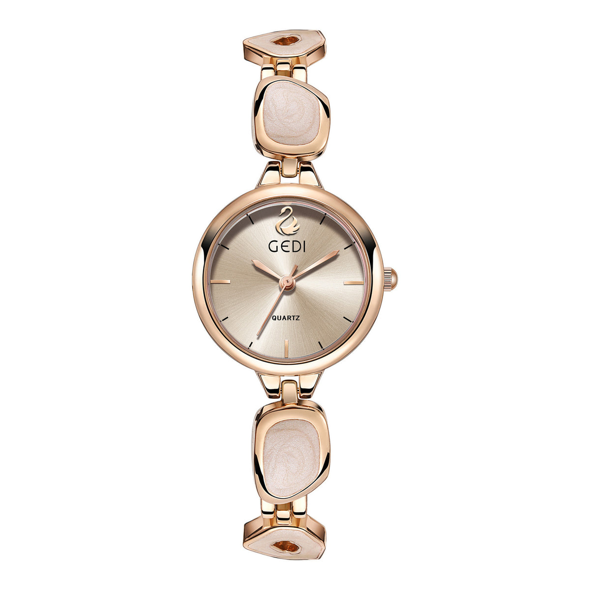 Women's Elegant Bracelet Quartz Watch, Slim Dial