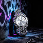 Men's Y2K Relief Claw-Shaped Waterproof Quartz Watch