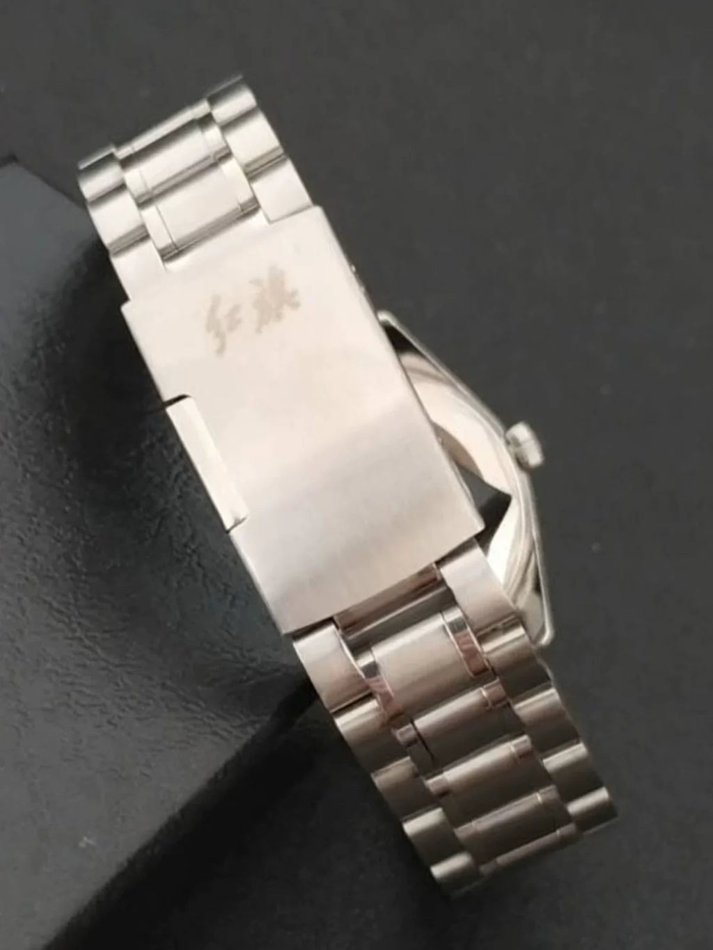 Red Flag Men's Mechanical Watch All Steel Bracelet NOS