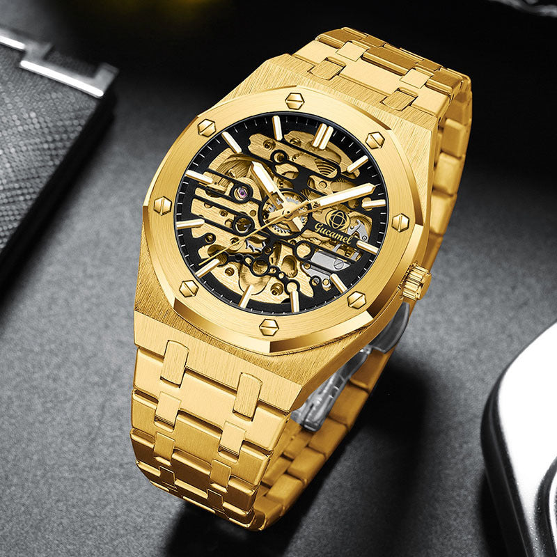 GESMART Men's High End Skeleton Automatic Mechanical Watch Fashion Trendy
