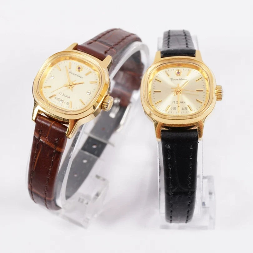 Baoshihua Ladies Mechanical Watch Vintage Retro Student 90s NOS Shanghai