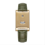 Unisex Minimalist Square Couple Quartz Watch