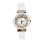 Women's Ceramic-Strap Waterproof Quartz Watch