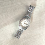 Babila Ladies Quartz Watch Steel Bracelet Large Dial Fashion Office Elegant