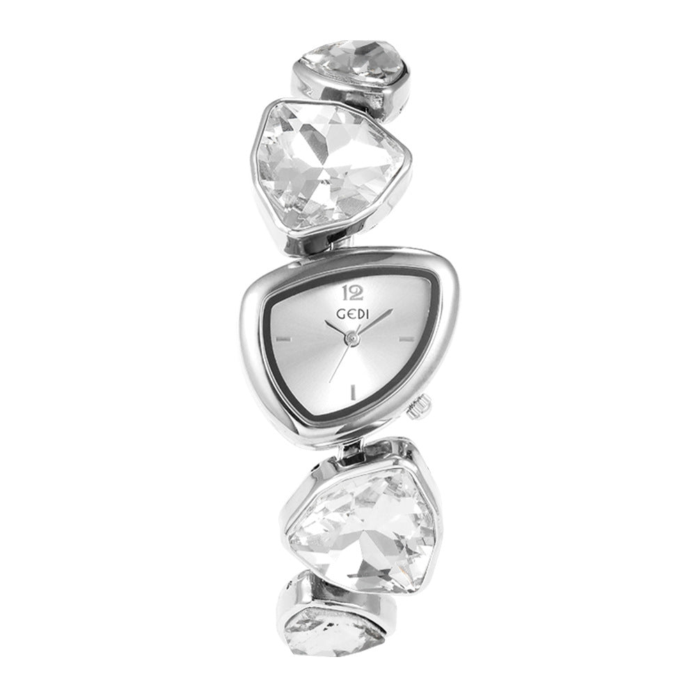 Women's Crystal Bracelet Quartz Watch