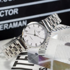 Chunlei Ladies Mechanical Watch Exhibition Back Solid Steel Bracelet Fashion