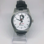 Fuxing 7120 Manual Wind Mechanical Watch 19 Jewels Steel Arabic Dial Vintage