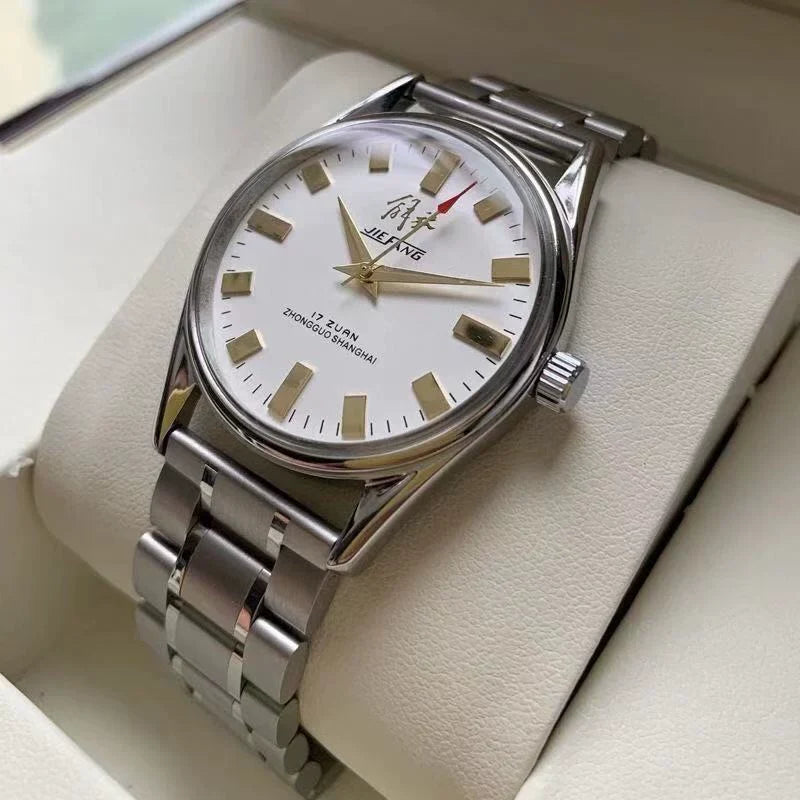Liberation Men's Manual Wind Watch Waterproof 17 Jewels Vintage Collectible