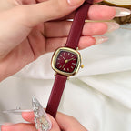 GESMART Women's Retro Small Square Quartz Watch Slim Band Fashion Casual Vintage Ladies Wristwatch