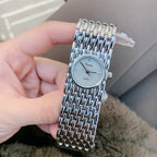 Women's Vintage Bangle-Style Quartz Watch, Elegant Slim Dial