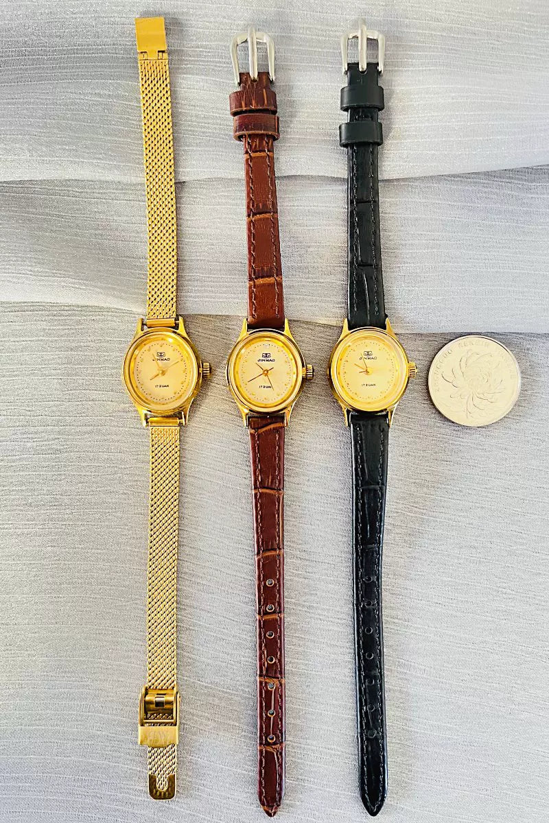 Golden Anchor Ladies Manual Wind Mechanical Watch Vintage 90s Student NOS