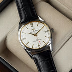 Diamond Brand Men's Manual Wind Watch Vintage Leather Strap Waterproof