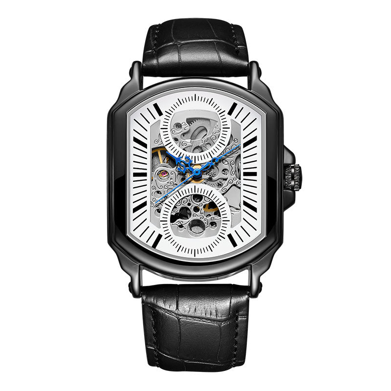 GESMART Men's Square Automatic Mechanical Watch European American Style Original Design