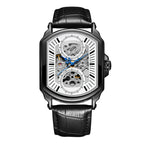 GESMART Men's Square Automatic Mechanical Watch European American Style Original Design