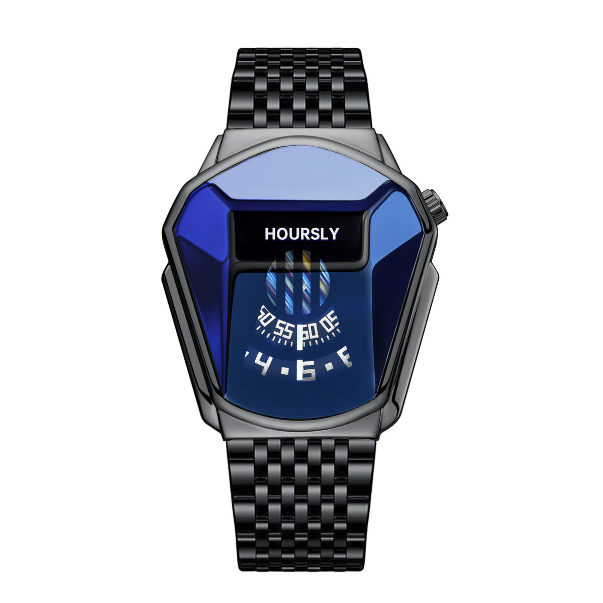 Men's Motorcycle-Style Quartz Watch