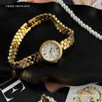 GESMART Women's Compact Steel Band Bracelet Quartz Watch Minimalist Water Resistant Ladies Wristwatch