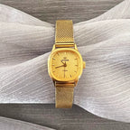 Golden Anchor Ladies Manual Wind Mechanical Watch Vintage Retro Student NOS
