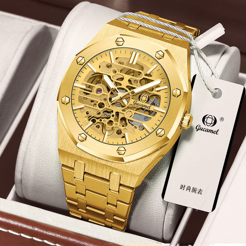 GESMART Men's High End Skeleton Automatic Mechanical Watch Fashion Trendy