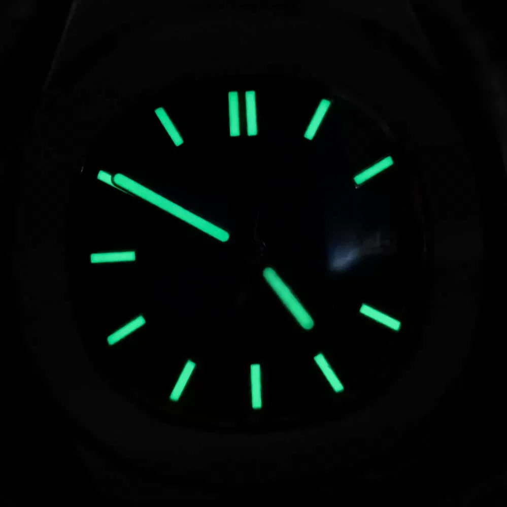 Men's Nautilus Style Automatic Watch Steel Case Bracelet NH35A