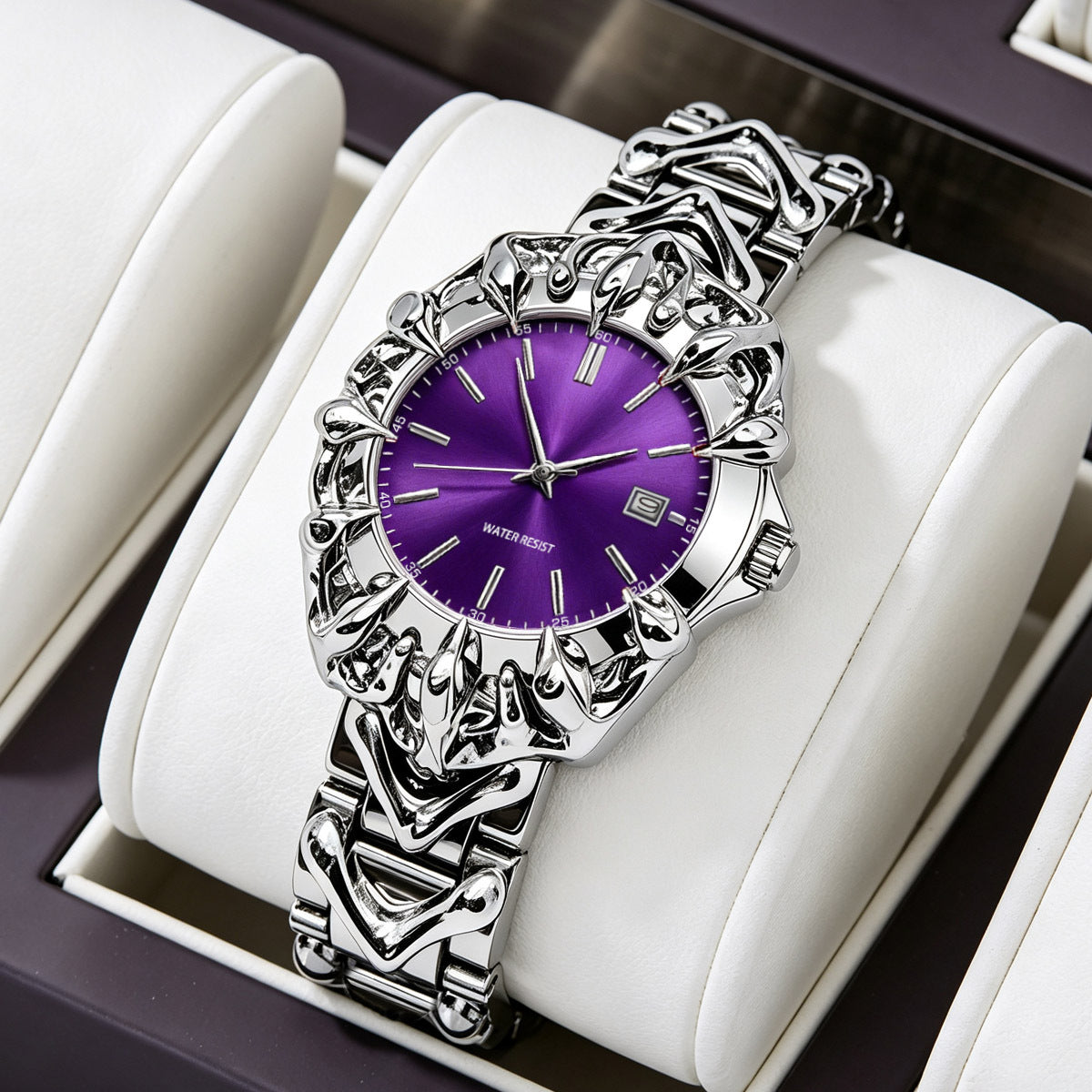 Men's Y2K Relief Claw-Shaped Waterproof Quartz Watch