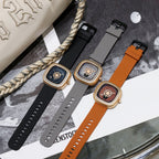 GESMART 2023 New Women's Square Quartz Watch Silicone Band Minimalist Casual Luxury Style