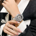 Women's Rotating Pentagram Rhinestone Watch