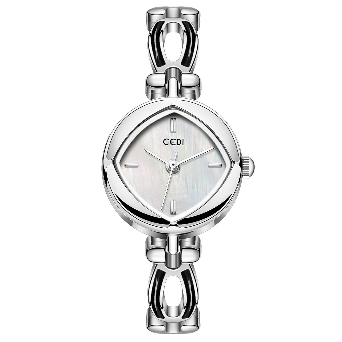 Women's Rhombus Mother-of-Pearl Vintage Bracelet Quartz Watch