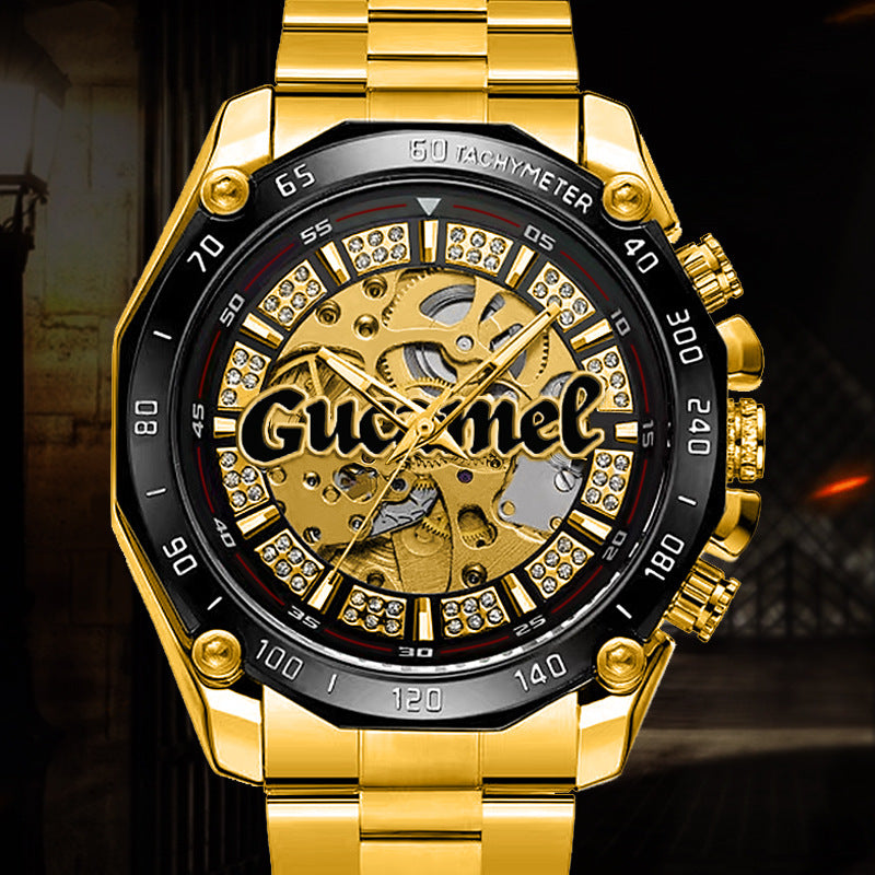 GESMART Men's Automatic Mechanical Watch European American Style Fashion Trendy