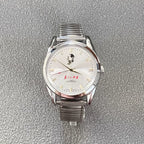 Vintage Diamond 7120 Manual Wind Mechanical Men's Watch Serve the People 90s NOS