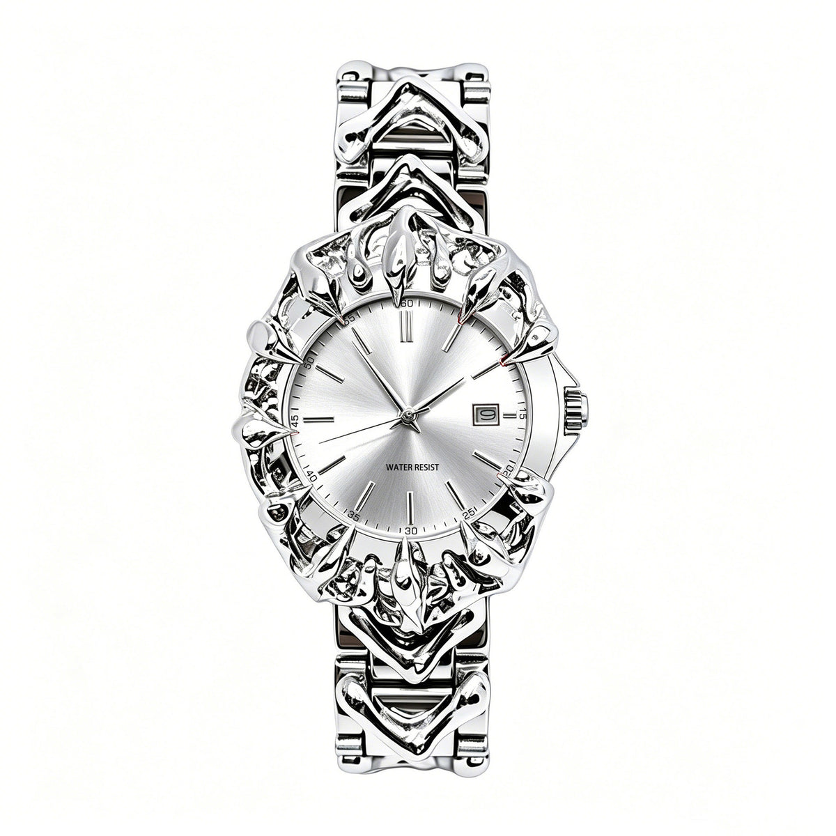 Men's Y2K Relief Claw-Shaped Waterproof Quartz Watch