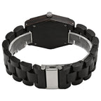 Men's Irregular Wooden Quartz Watch, Japanese Movement