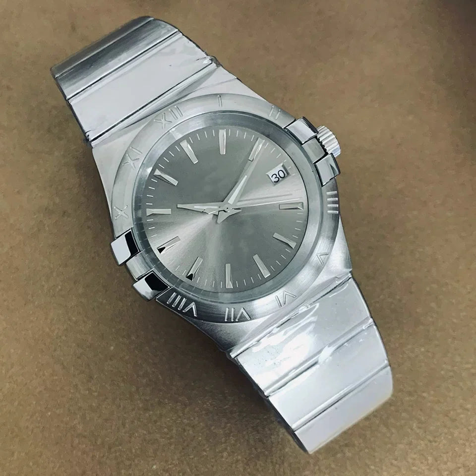 New Men's 40mm Mechanical Watch Sapphire Crystal Steel Case NH35