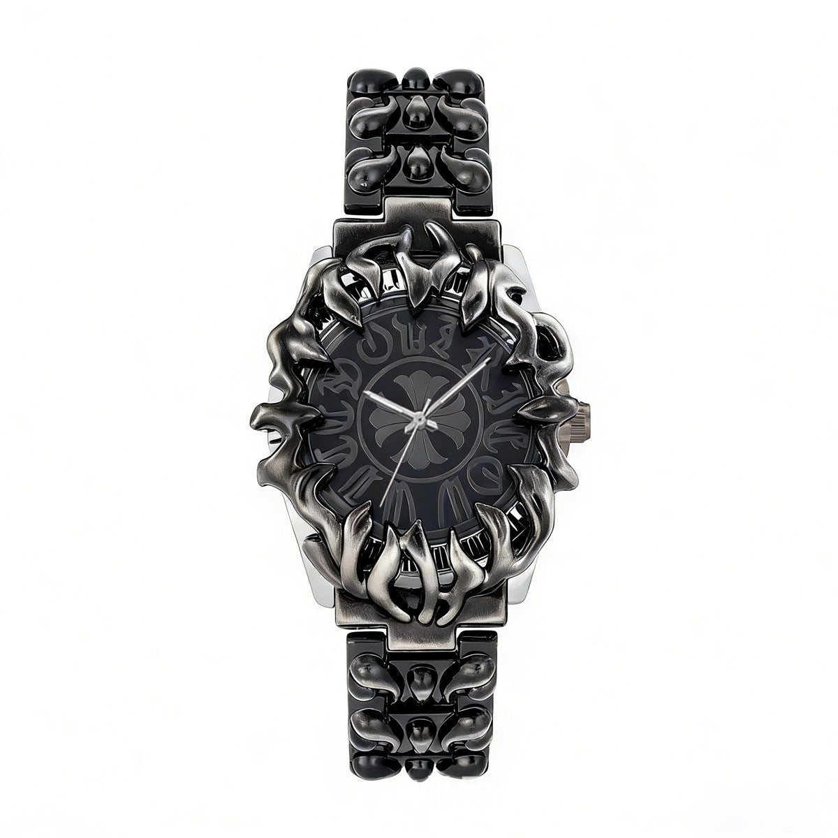 GESMART Men's Y2K Retro Claw Shape Watch Iris Pattern Unique Alien Design Fashion Trendy