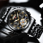 Men's Tourbillon-Style Manual Mechanical Watch