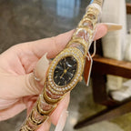 Women's Oval Openwork Bracelet Vintage Watch