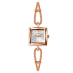 GESMART Women's Small Square Bracelet Quartz Watch Minimalist Niche Design Vintage Style
