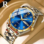 GESMART Men's Fashion Quartz Watch Water Resistant Student Exam Casual Wristwatch