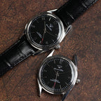 Vintage Diamond Brand Men's Manual Wind Mechanical Watch Solid Steel Bracelet
