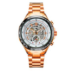 GESMART Men's Skeleton Automatic Mechanical Watch Fashion Business Wristwatch