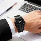 Men's Minimalist Quartz Watch with Steel Band