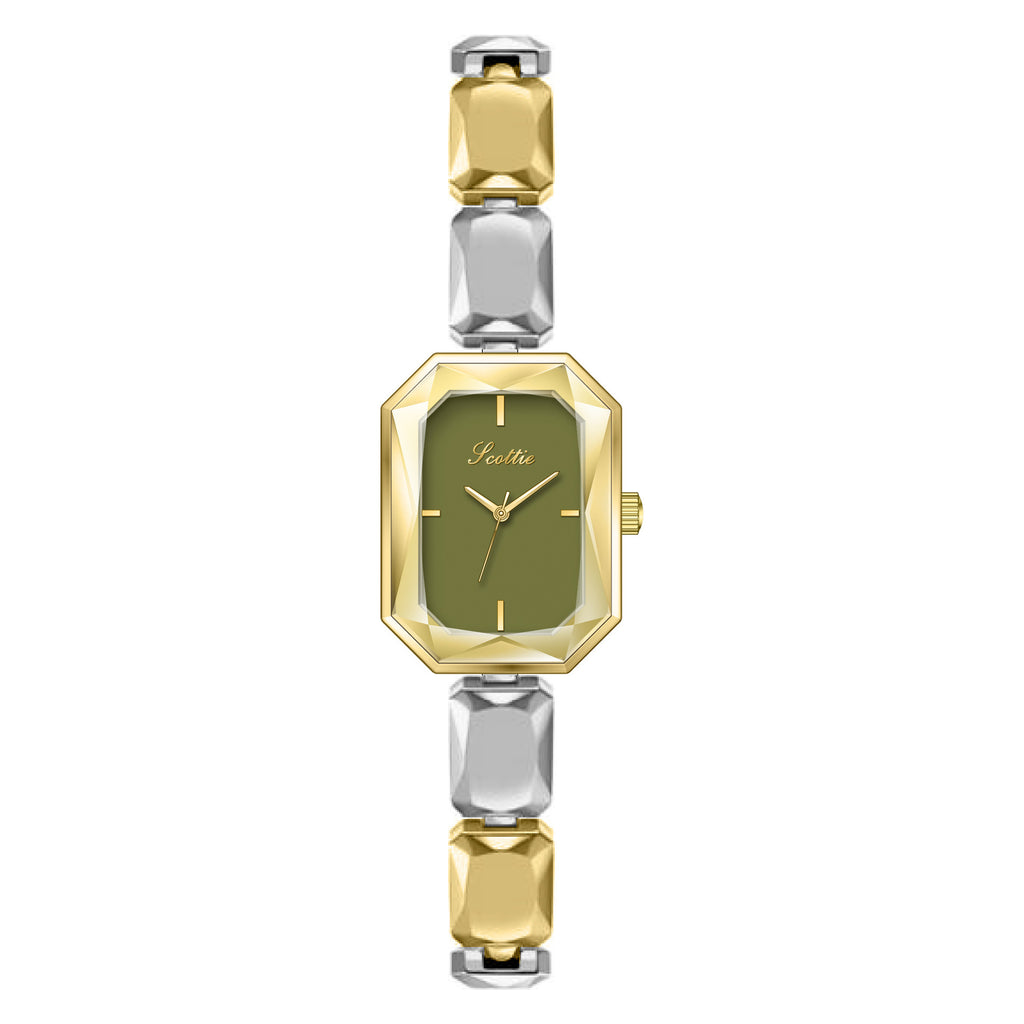 GESMART Women's Small Square Bracelet Quartz Watch Luxury Style Fashion Trendy Ladies Wristwatch