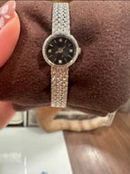 Babila Ladies Gold Wheat Dial Watch Japan Vintage Exquisite Small