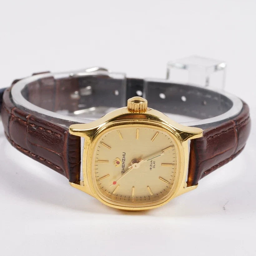 Pearl Brand Ladies Manual Wind Mechanical Watch Vintage Retro Student NOS